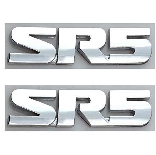 Emblema SR5 de metal premium para portón trasero de Tacoma Tundra pack de 2
