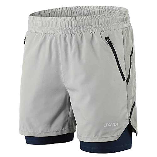 Mens Sport Running Shorts - Eacam Quick Drying Breathable Running Shorts Active Training Exercise Jogging Marathon Cycling Shorts with Pocket