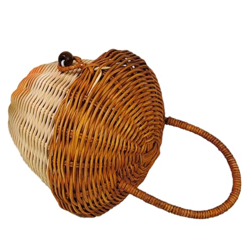 Panier en rotin gland Ciieeo : rangement décoratif tressé main pour une chambre d'enfant unique