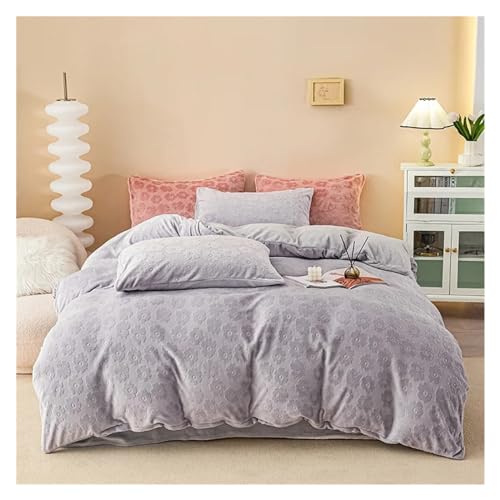 Couette flanelle de lait thermique contre le froid de la chambre