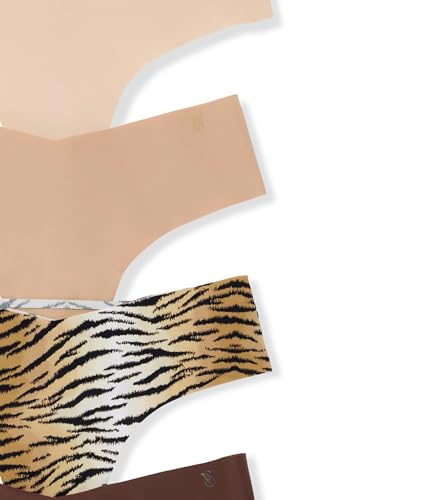 Image of Victoria's Secret Women's No Show Thong Underwear, Panties for Women, Multi Pack (XS-XXL)
