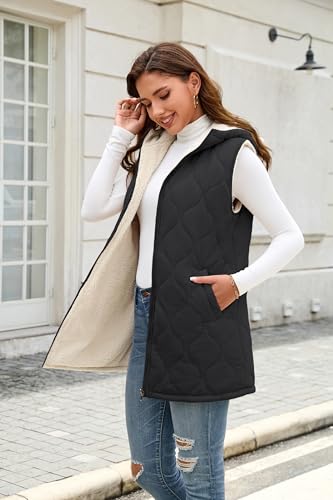 Women Long Puffer Vest - image 4
