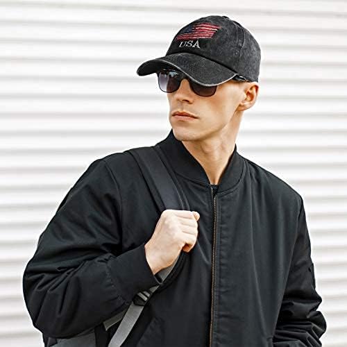 Geyoga 4 Pieces 250 Anniversary USA Hat Men Patriotic Baseball Hat for Women American Flag Commemorative Tactical Washed - Image 2
