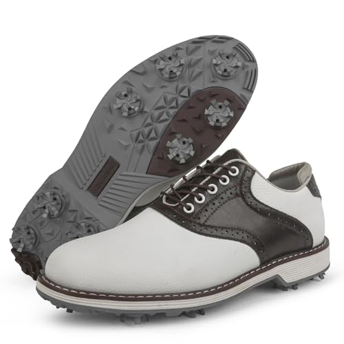 Zapatos de golf impermeables NGARY con 9 clavos para un agarre estable 3