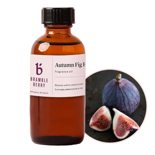 Image of Bramble Berry Autumn Fig Harvest Fragrance Oil 2 oz | Warm Fall Scent for Soap Making, Candles, Bath Bombs, Lotion, Wax Melts & Skincare | Vegan, Paraben & Phthalate Free, Skin Safe, DIY Essential