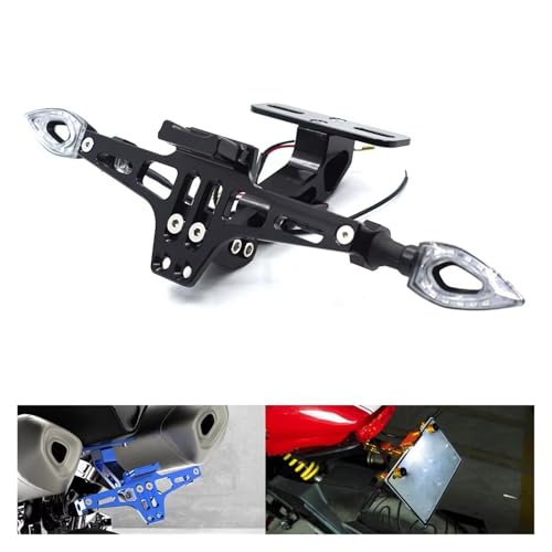 Support plaque d'immatriculation LED étanche pour Ninja 300 et Z800 - 4