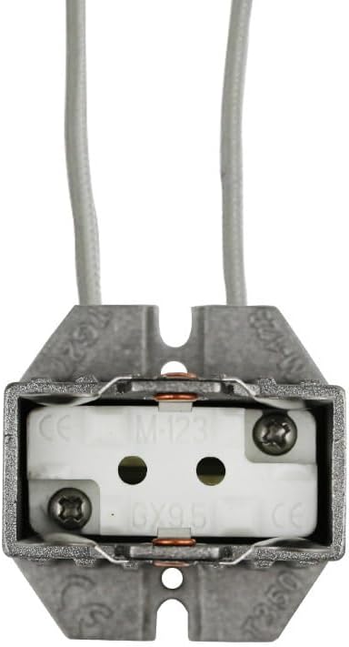 GY9.5 GX9.5 stage marine ceramic lamp holder aluminum cast iron clad with high temperature resistance(GY9.5 aluminum cast lamp holder)