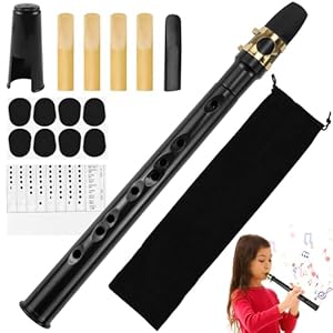 Zestaw Binyi Mini Saksofon Kieszonkowy Czarny