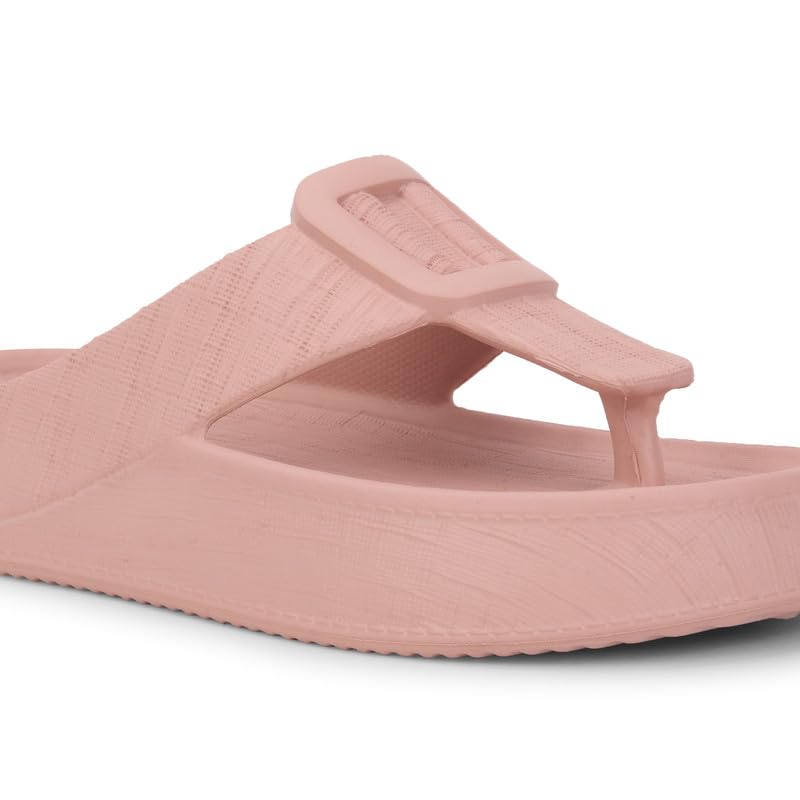 Image of ACTION Women's Trendy Thong Flip-Flops | Lightweight, Cushioned & Anti-Skid | All-Season Everyday Comfort for Style-First Modern Women | Perfect for Casual, Beach & Travel Wear