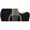 Ovation CS24-5 Celebrity Standard Mid-Depth Cutaway,Acoustic-Electric Guitar, Black