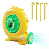 GONFLABLE 750W Bounce House Blower, Air Blower for Inflatable, Portable Inflatable Bubble House Blower for Inflatable Bounce House, Bouncy Castle, Jumper, Water Slid, Blower Corded(750 Watt 1HP)