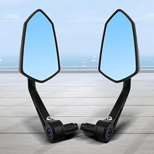 Mango de espejo retrovisor para motocicleta Kawasaki Z900 Z800 Z400 accesorios negros 2