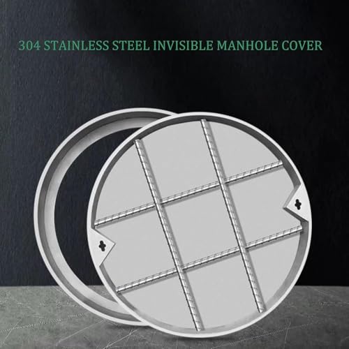 Solutions de drainage extérieur avec cadre de regard inox invisible encastrable - 4