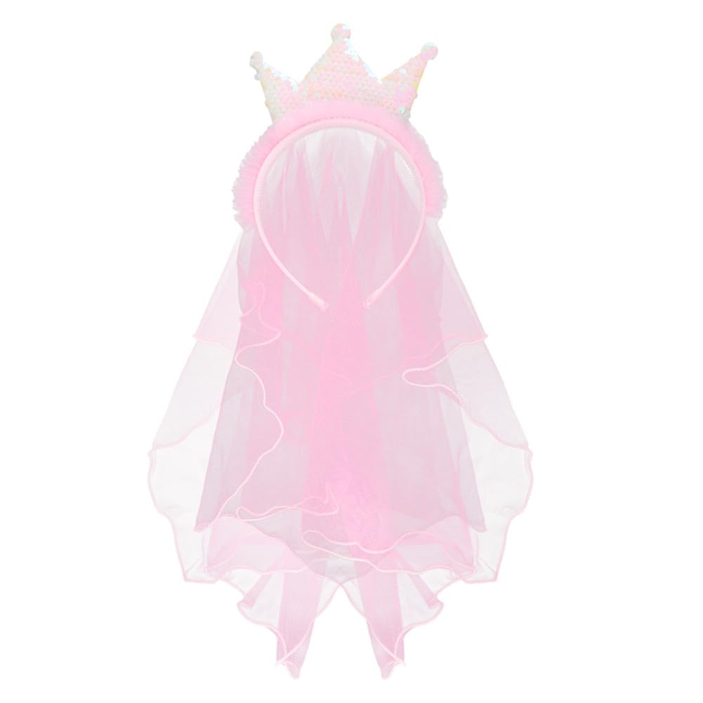Bianbaistar Pailletten-Stirnbänder Für Damen, 2 Stück – Glänzendes Rosa & Lila Samt-Haarschmuck