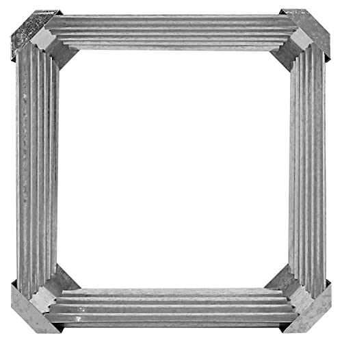 Sunnydaze Raised Metal Garden Bed Kit, Galvanized Steel 22-Inch Square Planter For Plants And Vegetables, 16 Inches Deep #TOP7