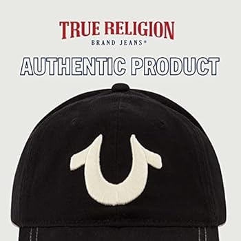 True Religion Baseball Cap, 5 Panel Cotton Twill Kids Baseball Hat