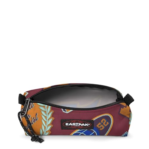 Image of EASTPAK BENCHMARK Single Pencil Case, Clash Burgundy, One Size, BENCHMARK SINGLE