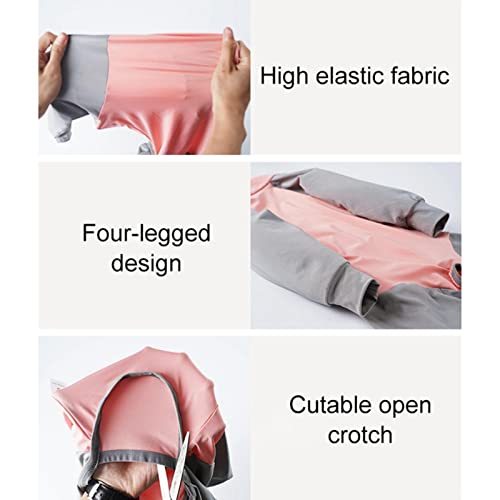 Pijamas para cães Roupas de quatro patas anti-queda Roupas para casa de alta elasticidade respirável