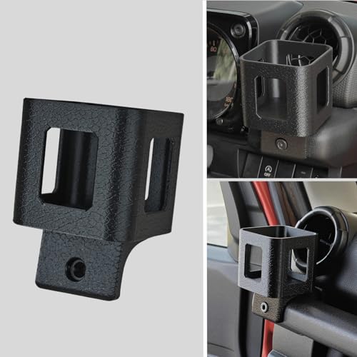 Image of Cup Holder for Jimny - Easy Install | Textured Finish (Pack Of 1) (BLACK)