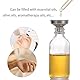 ALIFEIA Transparent Glas Pipettenflasche 2 Stück 30ml,Klein Leer Wiederverwendbare Pipetten Glasflasche Apothekerflasche Set,Geeignet für äTherische öLe,Massage,ParfüMerie,Aromatherapie,LabordüFte