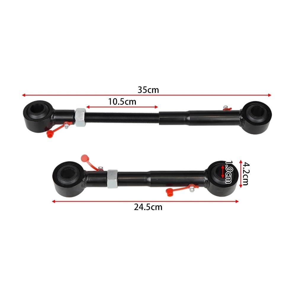 Łącznik Stabilizatora Przód Tył Pasuje do Wrangler TJ 1998-2006 Cherokee XJ 1984-2001 System szybkiego odłączania przedniego wahacza