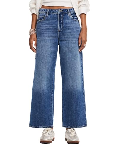Desigual Womens Woman Denim Denim Long Trouser