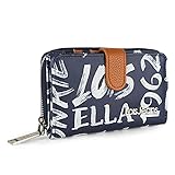 Lois - Carteras de Mujer - Monedero Mujer Grande. Cartera Mujer con Cierre Central de Cremallera - Cartera Mujer Piel Sintetica - Monedero Mujer Grande 316316, Marino