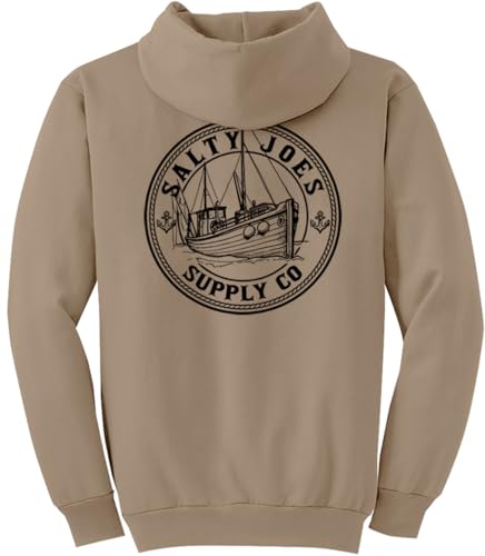 SALTY JOES Men's Graphic Logo Hooded Sweatshirt Collection