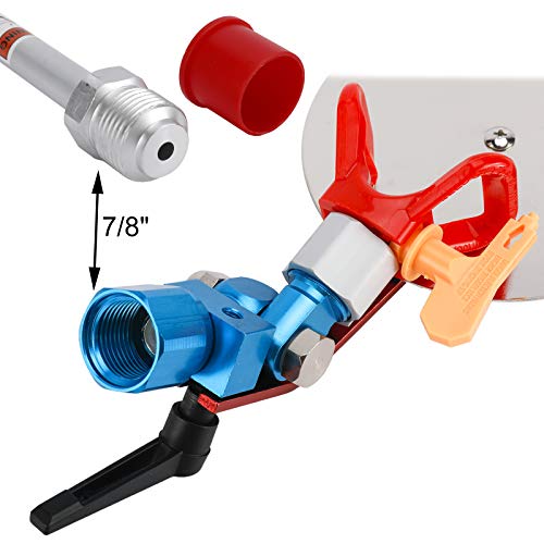 Airless Paint Spray Gun 3600 PSI High Pressure with 517 TIP Swivel Joint, Spray Guide Accessory Tool and 10 Inches Extension Pole for Airless Paint Sprayer - Thumbnail 4