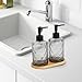 FHISKUNYU Dispensador de Jabón de Cristal Reutilizable 330 ml Imagen de FHISKUNYU Dispensador de Jabón de Cristal Reutilizable 330 ml