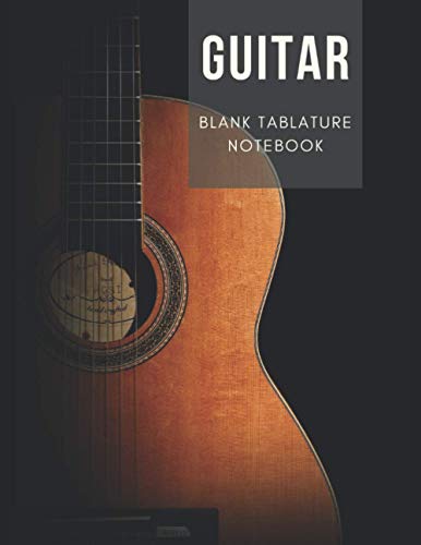 Guitar Blank Tablature Notebook: Includes Chord Diagram | Perfect for Kids & Adults | Blank Inspirational Pages for Composition & Creativity | Compose Great Guitar Music of all Genres