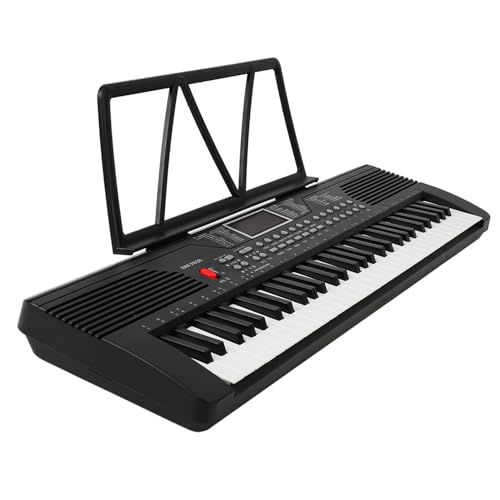 Piano à clavier 61 touches, Piano à clavier électrique professionnel Piano à clavier numérique portable avec microphone câble audio support pour partitions pour enfants et adultes - Les Beatles, Paul McCartney, John Lennon, RIngo Starr, George Harrison Piano à clavier 61 touches, Piano à clavier électrique professionnel Piano à clavier numérique portable avec microphone câble audio support pour partitions pour enfants et adultes