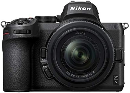 Nikon Z5 + Z 24-50mm Mirrorless Camera Kit (273-point Hybrid AF, 5-axis in-Body Optical Image stabilisation, 4K Movies, Dual Card Slots) VOA040K001 Black