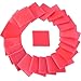 Jovitec 50 Pezzi 2 x 2 cm Colla per Pittura Diamante Fai da Te Punto Croce Argilla Pittorica, Rosso