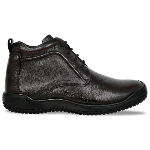 Image of Allen Cooper Shoes Genuine Original Leather Casual /Formal Lace-up Shoes (Color Options- Black /Brown, Sizes- 6,7,8,9,10)