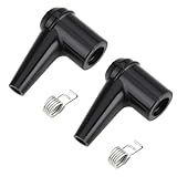 AS Axis Spindleon 2x Zündkerzenstecker mit Feder Kompatibel mit Stihl 009 010 011 012 015 Kettensägen