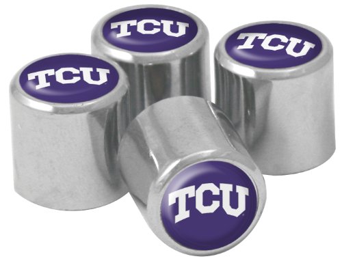 Bouchons de valve TCU Horned Frogs en métal premium, finition chromée anti-corrosion