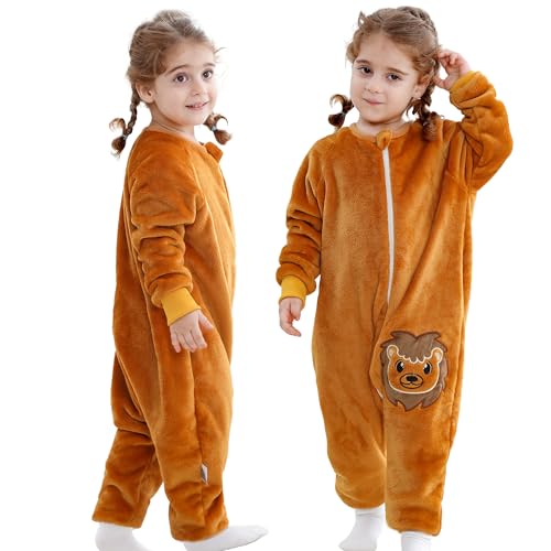 Image of MICHLEY Flannel Sleeping Sack,Baby Sleeping Bag Wearable Blankets 9M-6Y