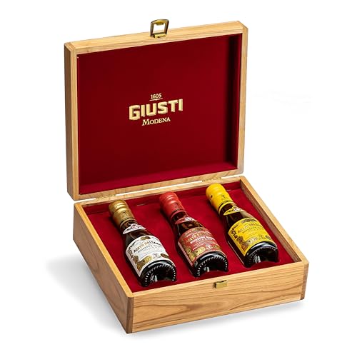 Giusti - Tris in legno - Collezione Storica IGP: 2, 3 e 4 Medaglie d'oro - 3x100ml