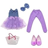 Mejor idea de regalo Enve la ropa de mueca para su nia como regalo de cumpleaos, premios o regalo de Navidad, definitivamente la sorprender mucho!Viste la mueca de 18 pulgadas con ropa de mueca hermosa.