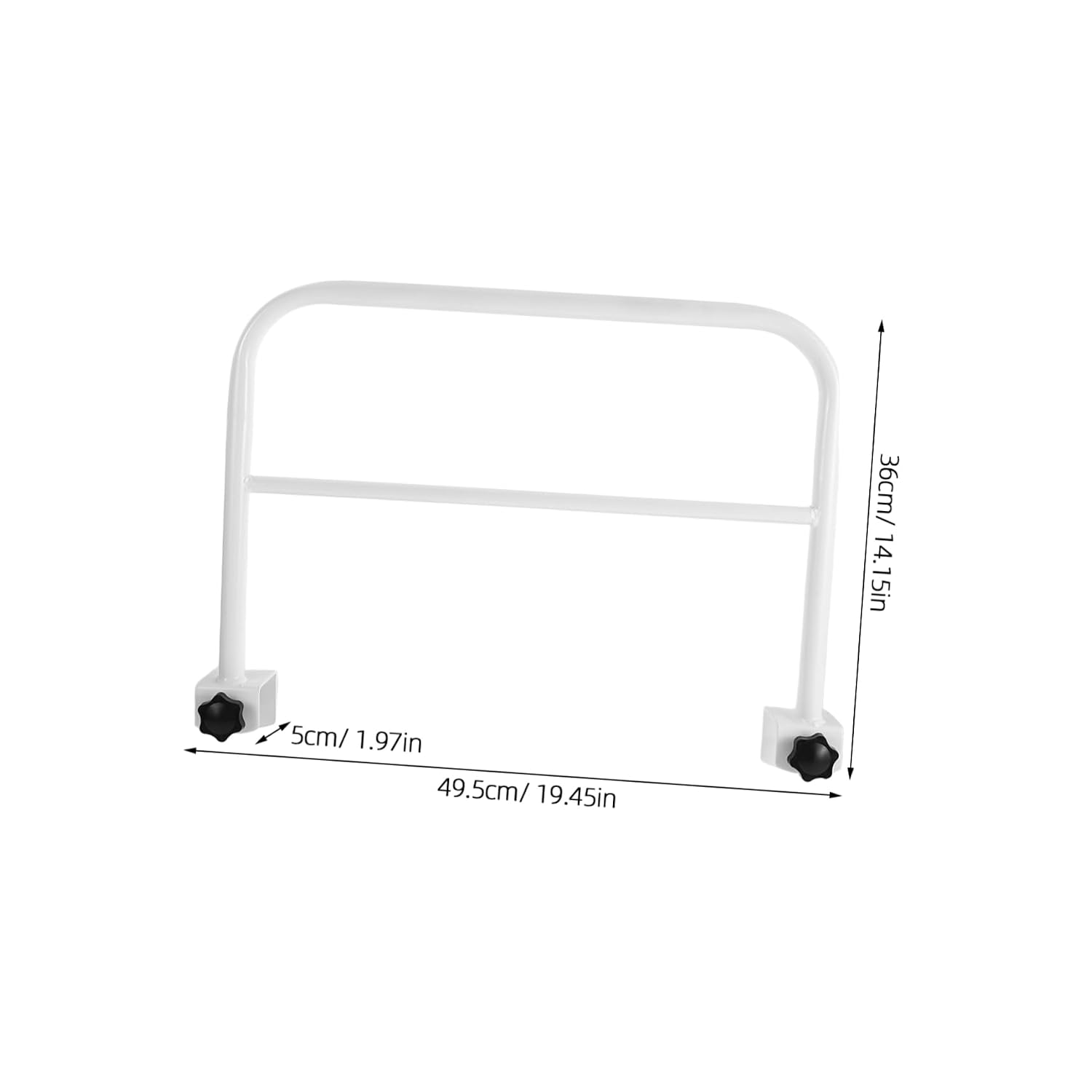 MAGICLULU Sturdy Bed Railing Support Easy Installation Fall Prevention Fit for Twin Full Beds Height