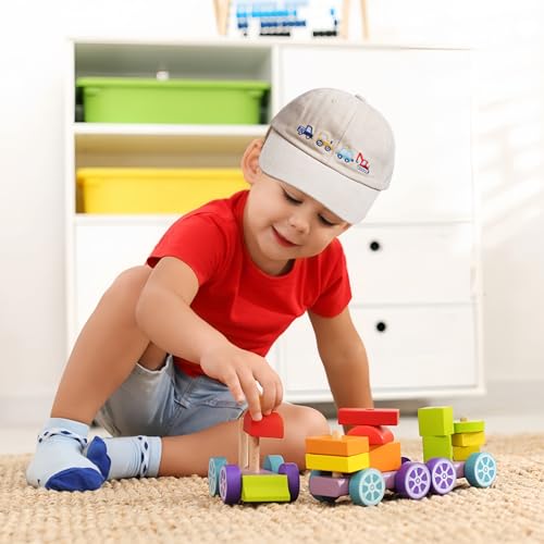 Kids Embroidered Baseball Caps Adjustable Boys Girls Dinosaur Trucker Cap Toddler Beach Sun Hats2