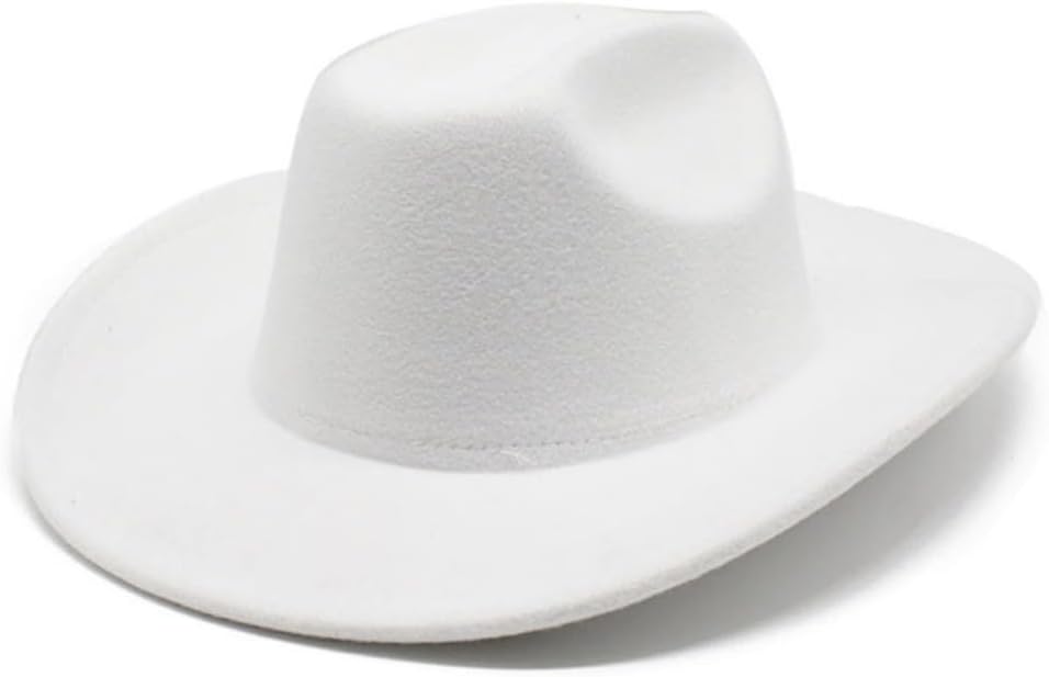 Western Wool Fedora Hat, Camel Color