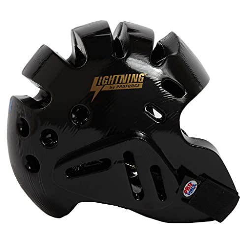 Pro Force Lightning Sparring Headgear - Black - Xx-Large #TOP2
