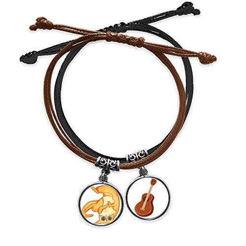 Pulsera de cuerda Miaoji gato naranja ajustable y cómoda para evitar alergias en la piel