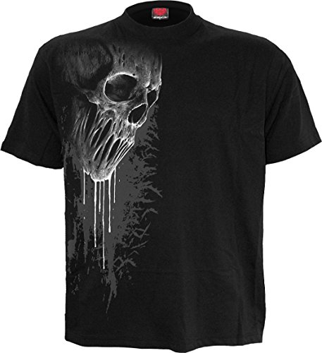 T-shirt Spiral Bat Curse homme noir pour éviter la décoloration au lavage