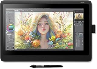 Wacom Cintiq 16 Drawing Tablet with Full HD 15.4-Inch Display Screen, 8192 Pressure Sensitive Pro Pen 2 Tilt Recognition, Compatible with Mac OS Windows and All Pens