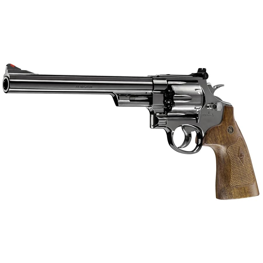 Smith & Wesson M29-8 3/8" CO2 (4,5mm)| Pistola de Aire comprimido (Bolas de BB´s) Calibre 4,5 mm + 5 Cargas de Co2 + 500 Bolas. Full Metal.