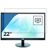 [3 Pack] Synvy Screen Protector Film, compatible with AOC E2270 / E2270SWN / E2270SHN / E2270SW 21.5' Display Monitor Guard Skin [ Not Tempered Glass Protectors ]