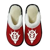 [ゆき] 機動戦士ガンダム スリッパ 室内 ルームシューズ 冬 ボア 洗える 滑り止め 起毛 暖かい 歩きやすい メンズ レディース おしゃれ キャラクター